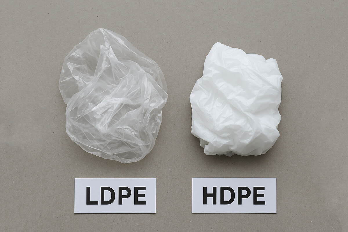 LDPE and HDPE polythene