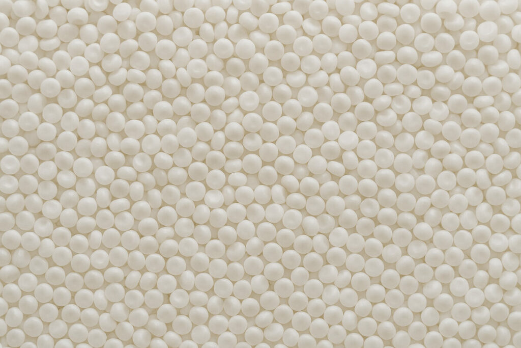 Small plastic pellets